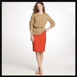 J Crew wool pencil skirt